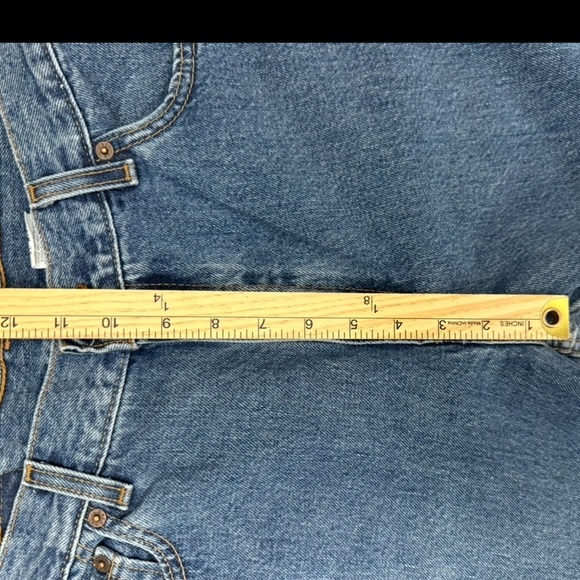 Vintage Levis 550 Tapered Leg Jeans Size 12 Deadstock 2001 Y2K NWT Medium Wash - Picture 14 of 15